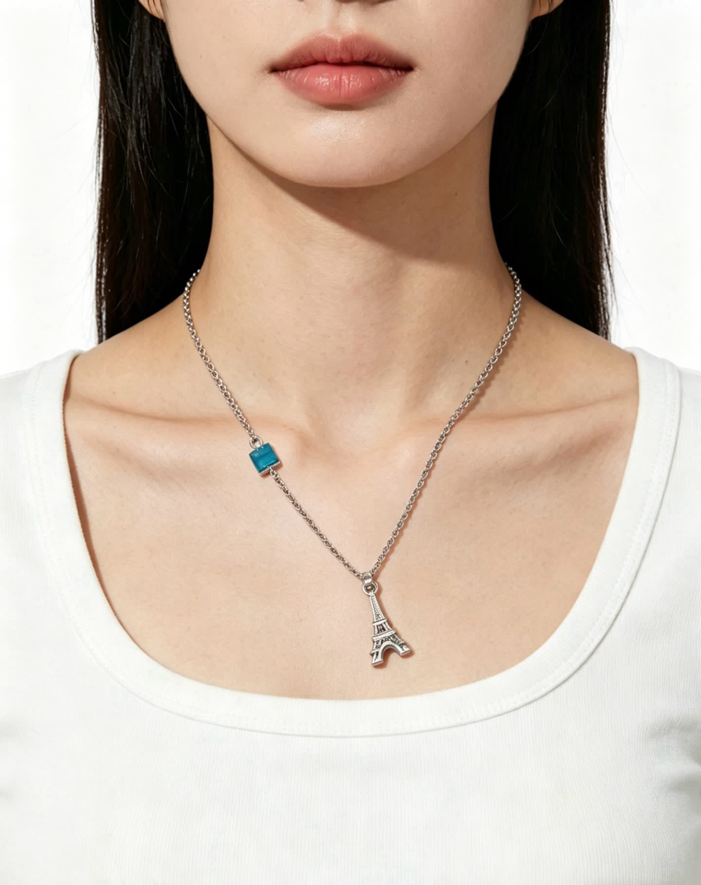 Tiffany & Co Eiffel Tower Charm Necklace Tiffany & Co Eiffel Tower Charm Necklace